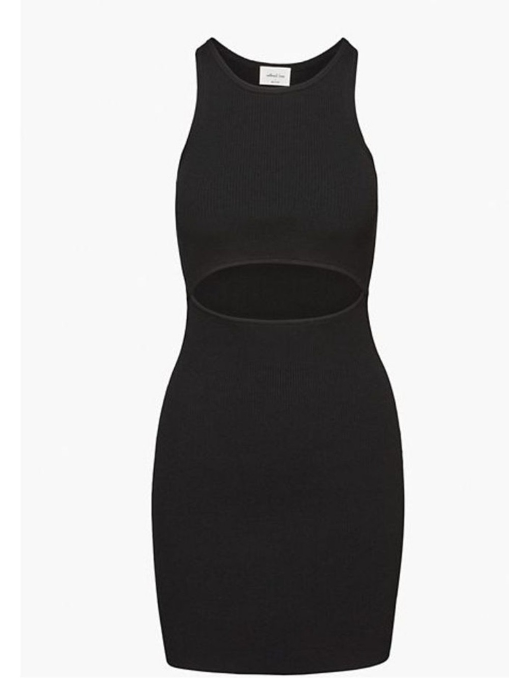 Wilfred Aritzia Black Cutout Sleeveless Mini Dress